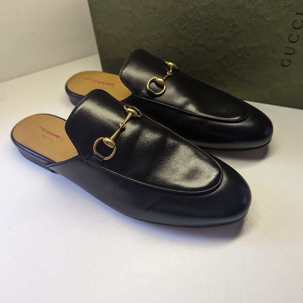 NIB Gucci Mules Size 8.5 US (38.5 Gucci) - Picture 1 of 6